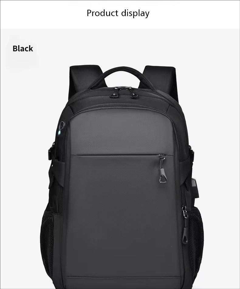 Anti-Theft Water-Resistant Large Capacity USB Business Oxford Laptop Backpack product detail