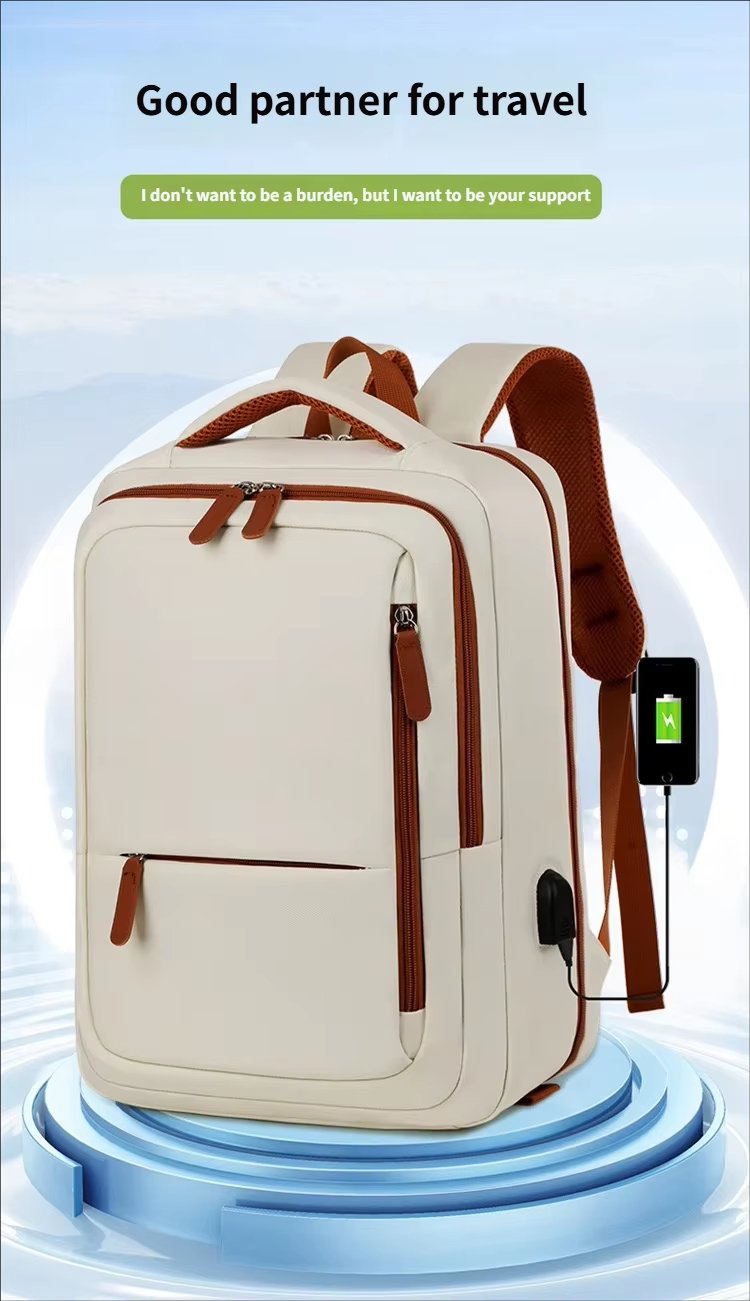 Large Capacity USB Outdoor Business Travel Oxford Laptop Backpack product detail