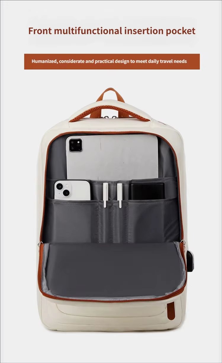 Large Capacity USB Outdoor Business Travel Oxford Laptop Backpack product detail