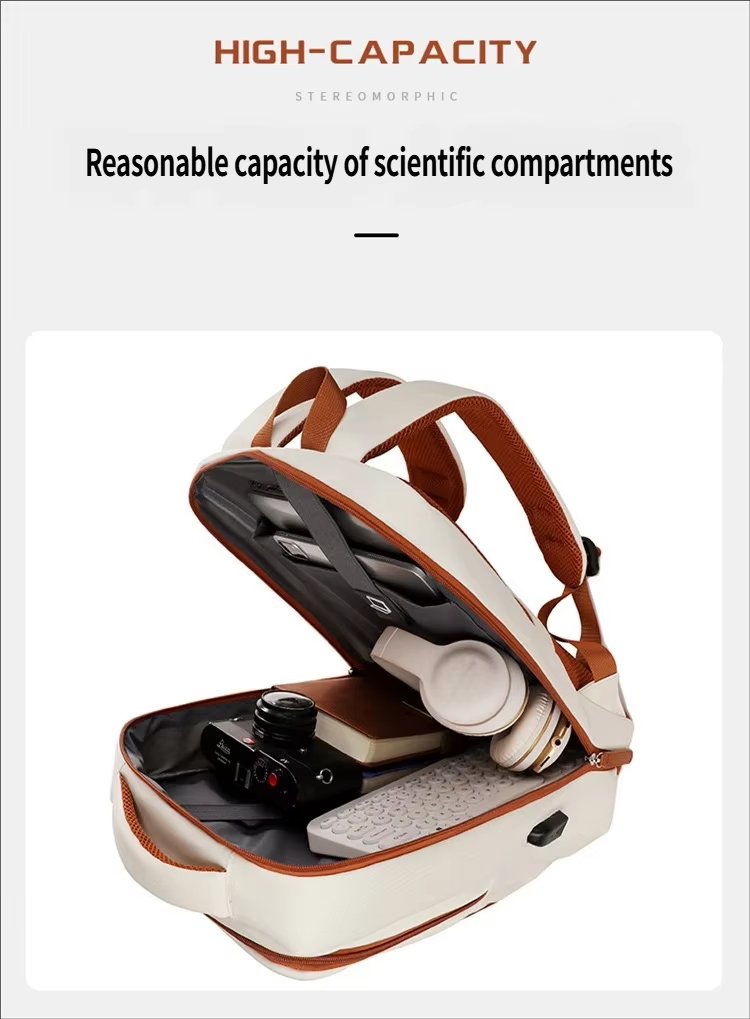 Large Capacity USB Outdoor Business Travel Oxford Laptop Backpack product detail