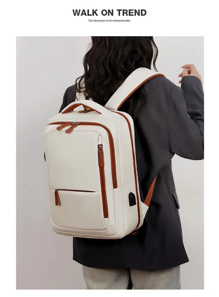 Large Capacity USB Outdoor Business Travel Oxford Laptop Backpack product detail