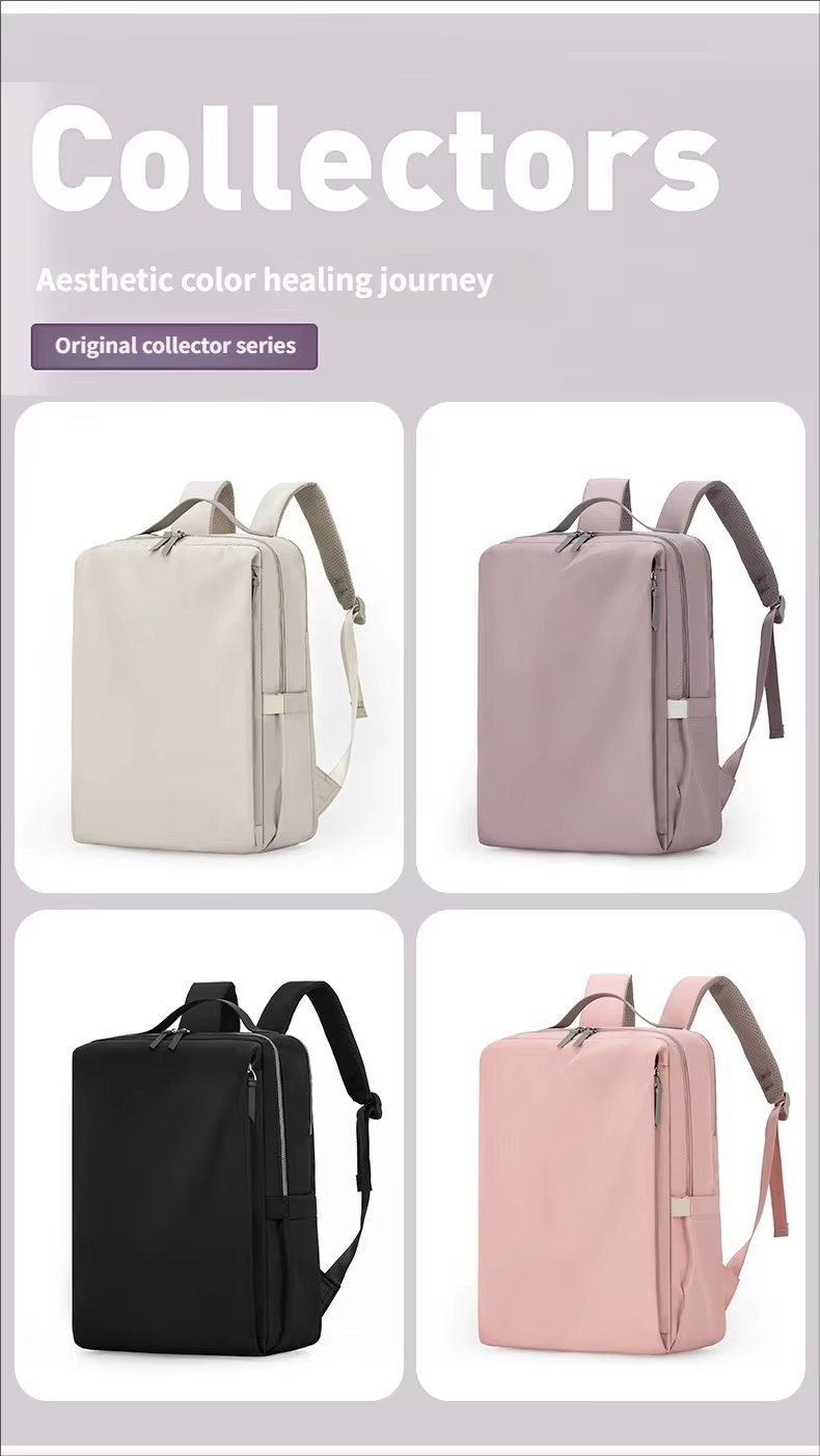 Water-Resistant Large Capacity Business Travel School Oxford Hard-Shell Backpack product detail