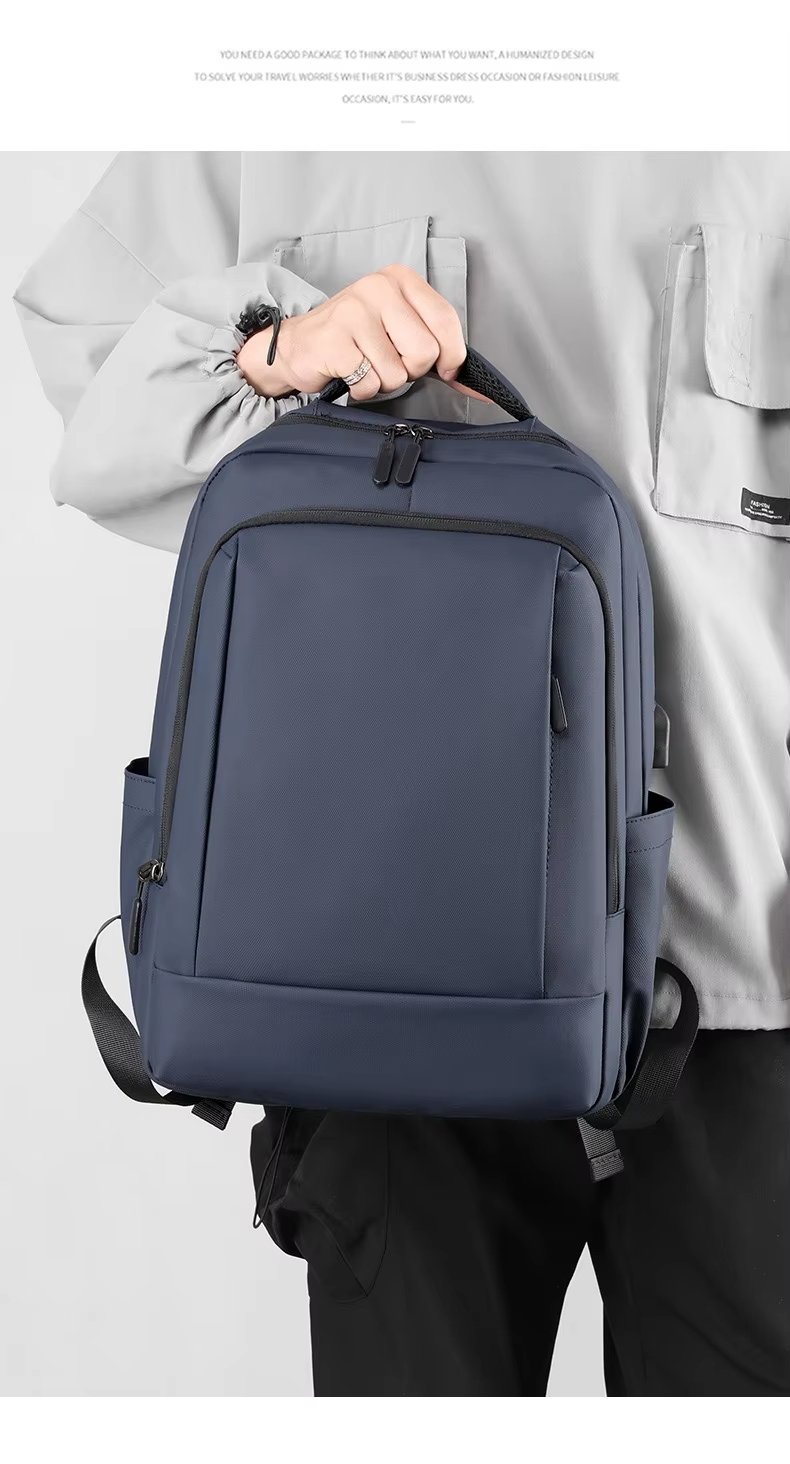 Anti-Theft Water-Resistant Large Capacity USB Business Nylon Laptop Backpack product detail