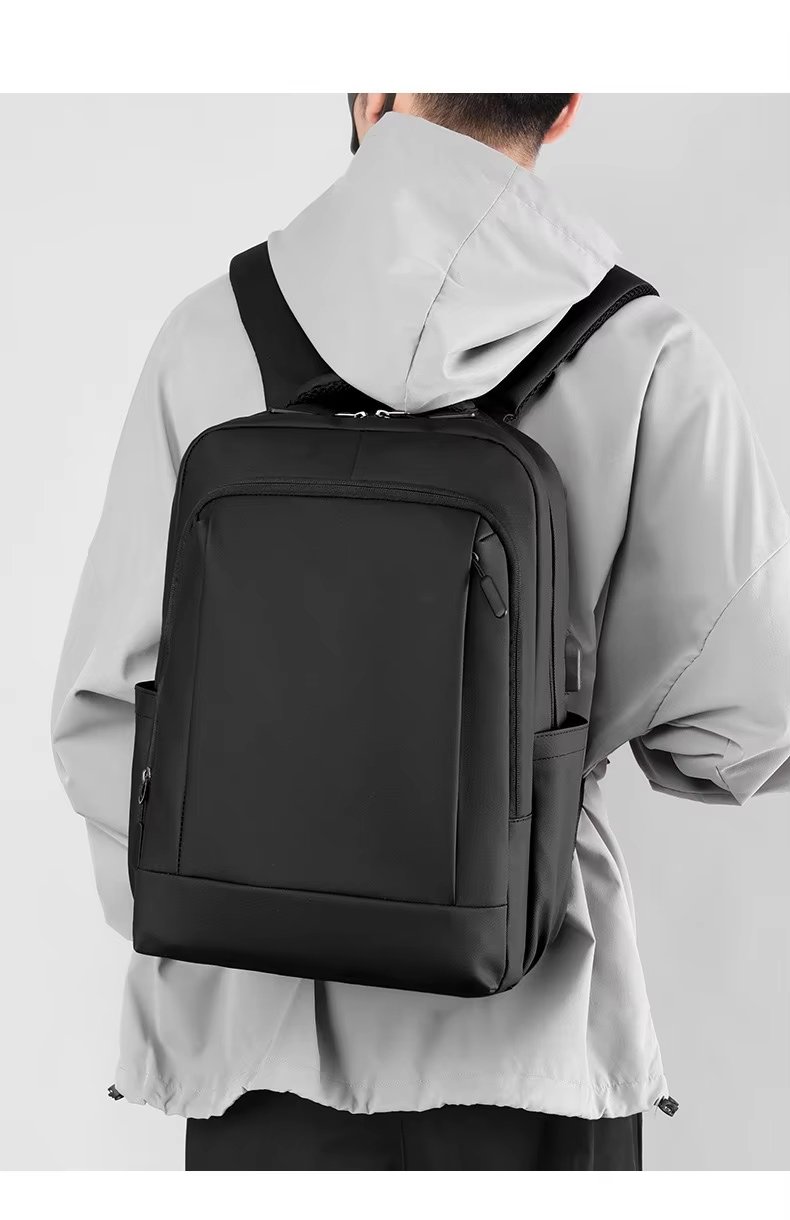 Anti-Theft Water-Resistant Large Capacity USB Business Nylon Laptop Backpack product detail