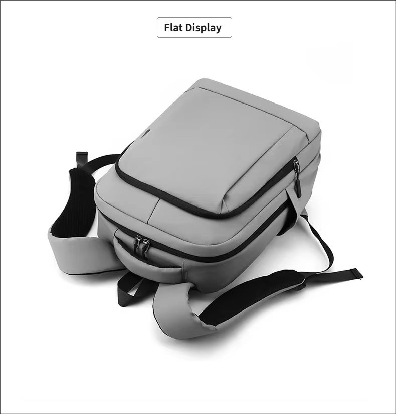 Anti-Theft Water-Resistant Large Capacity USB Business Nylon Laptop Backpack product detail