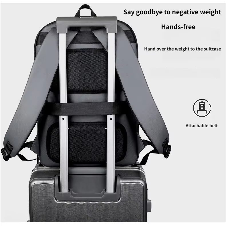 Water-Resistant Large Capacity Expandable Lightweight Slim Oxford Laptop Backpack product detail