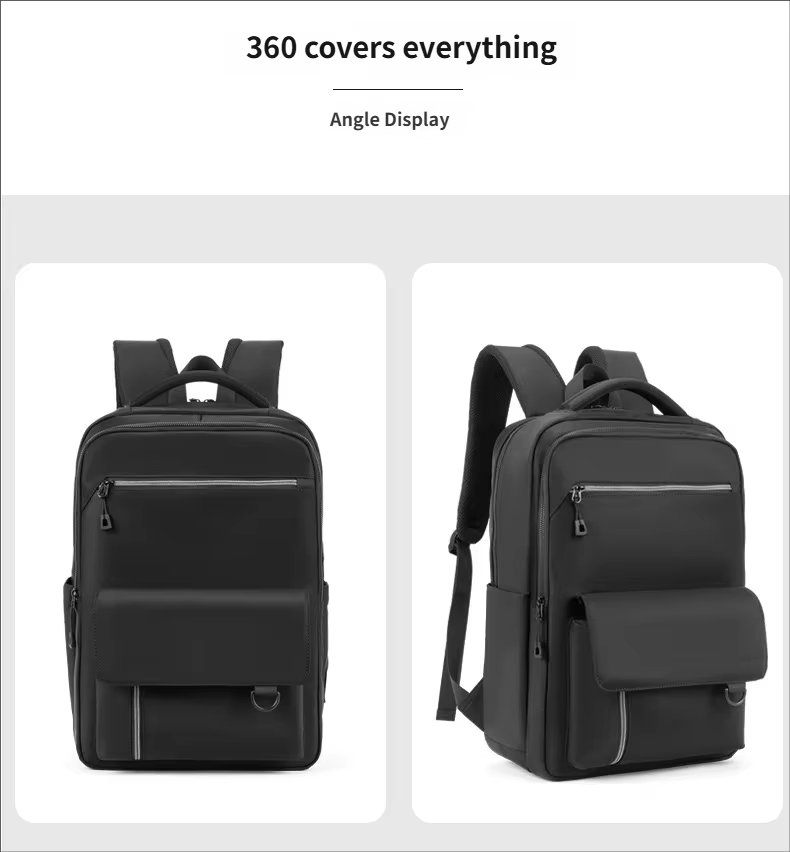 Water-Resistant Large Capacity Business School Casual Oxford Laptop Backpack product detail