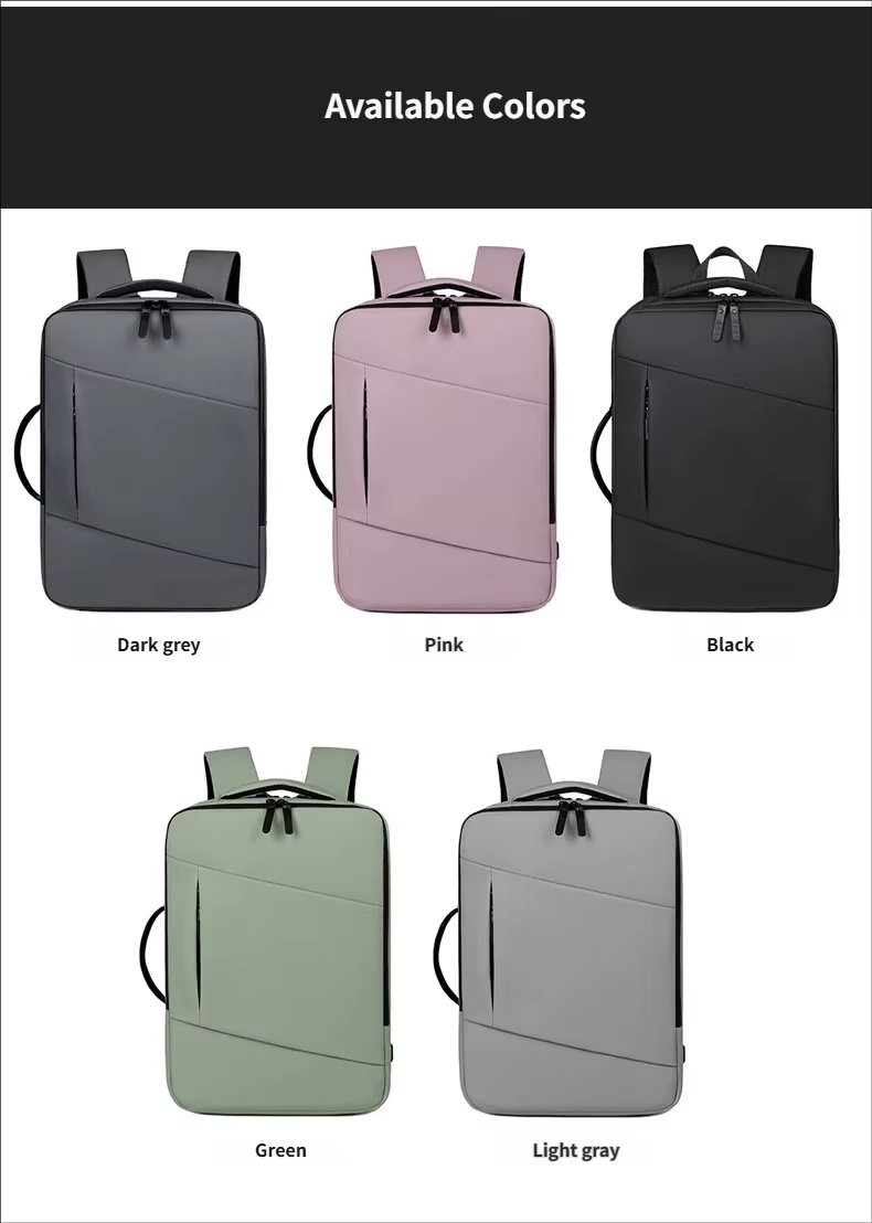 Large Capacity USB Business Travel School Oxford Laptop Backpack product detail