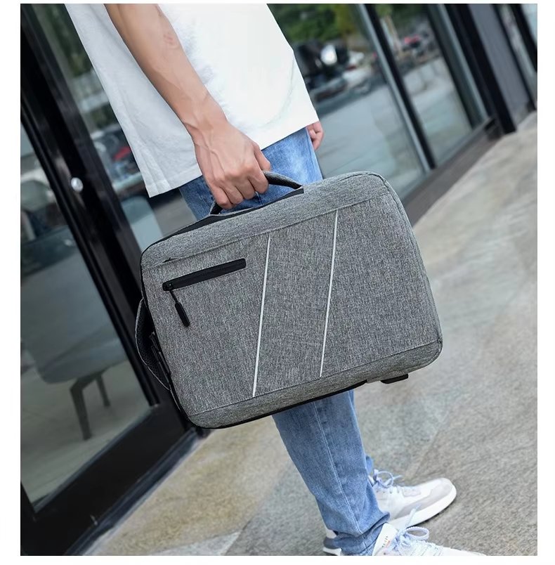Water-Resistant USB Business School Oxford Laptop Backpack product detail