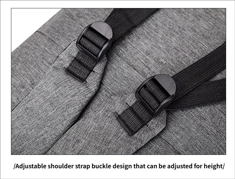 Water-Resistant USB Business School Oxford Laptop Backpack product detail