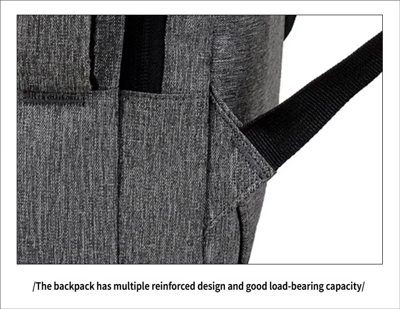 Water-Resistant USB Business School Oxford Laptop Backpack product detail