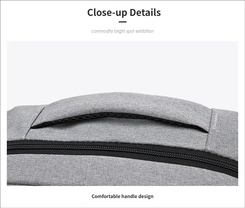 Water-Resistant Large Capacity USB Business School Nylon Laptop Backpack product detail