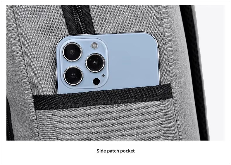 Water-Resistant Large Capacity USB Business School Nylon Laptop Backpack product detail