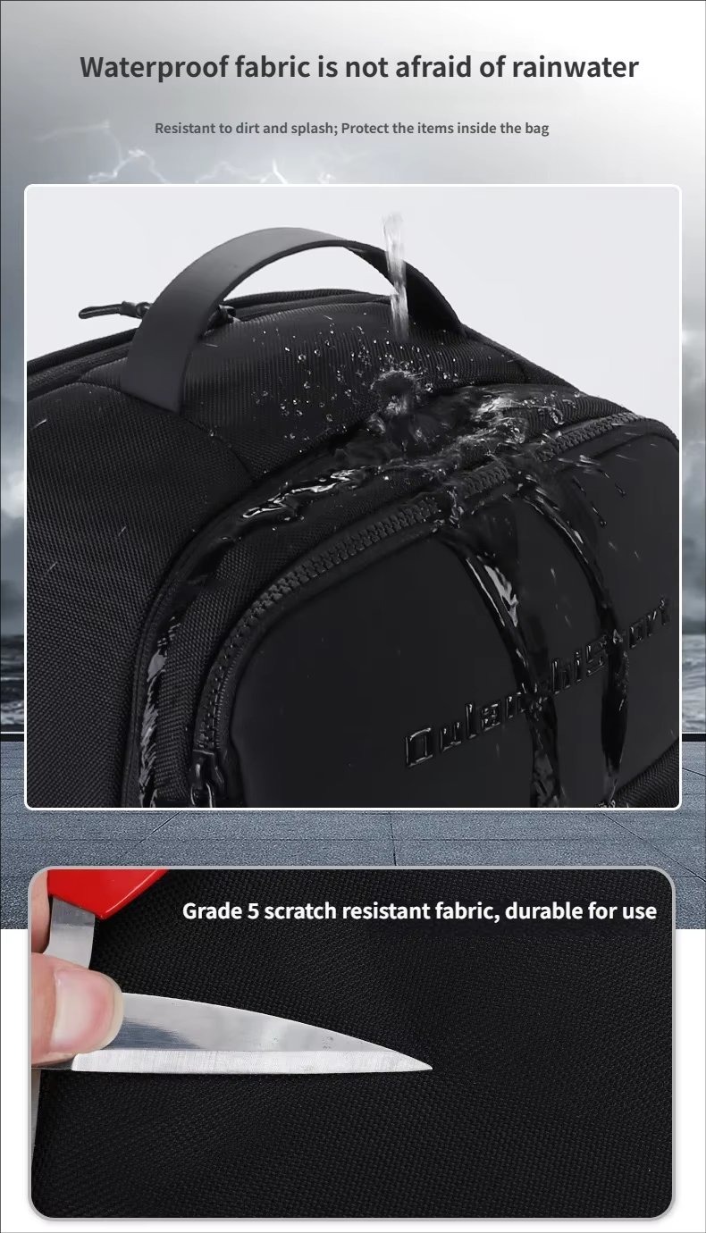 Water-Resistant Large Capacity Outdoor Business Travel Oxford Laptop Backpack product detail