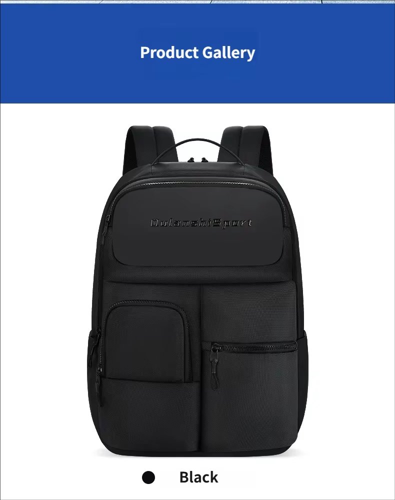 Water-Resistant Large Capacity Outdoor Business Travel Oxford Laptop Backpack product detail