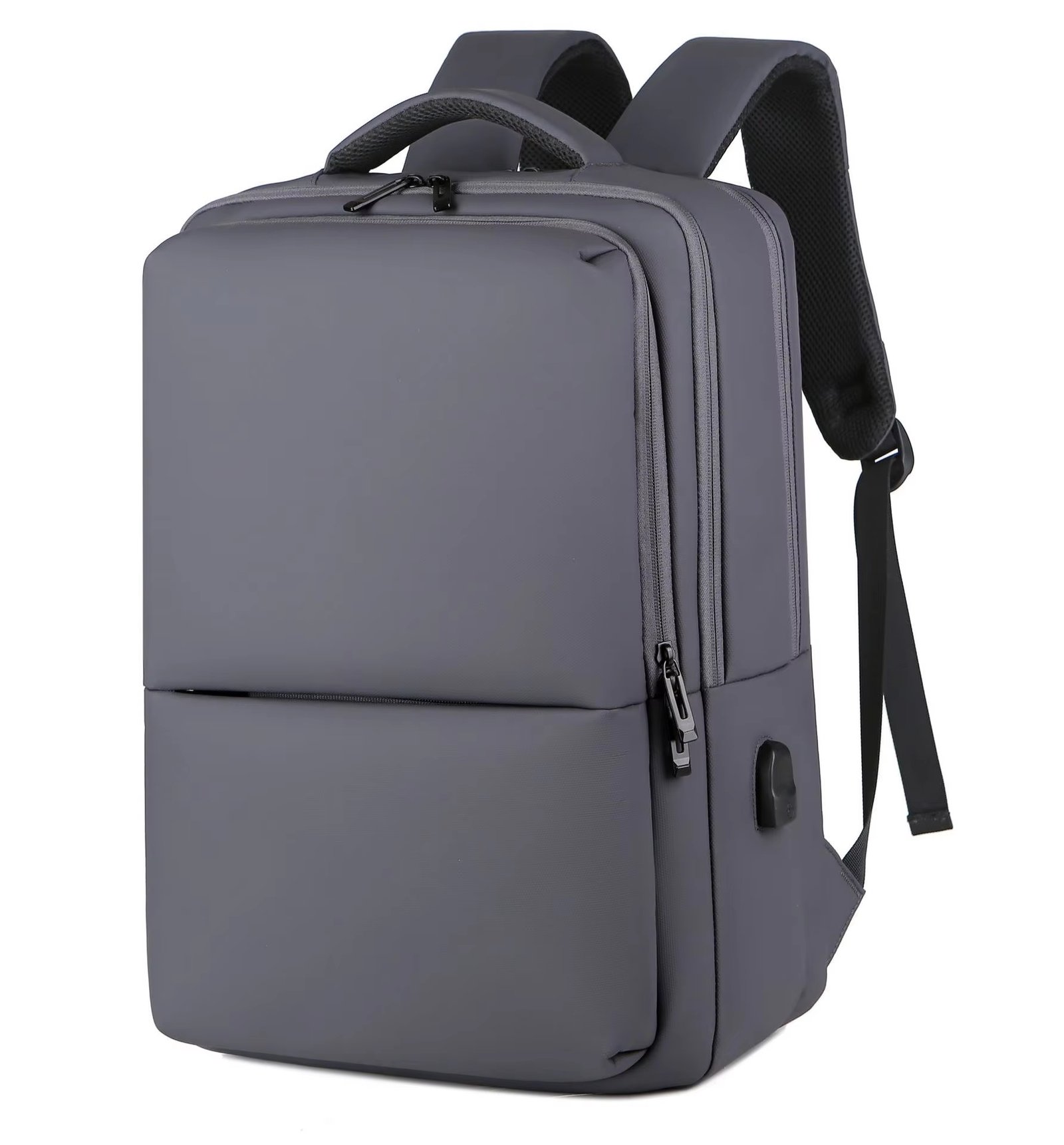 Water-Resistant Large Capacity USB Business Travel Oxford Laptop Backpack product detail