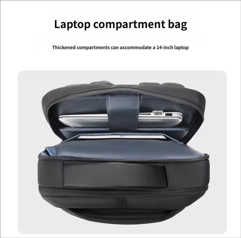 Large Capacity USB Business Travel School Oxford Laptop Backpack product detail