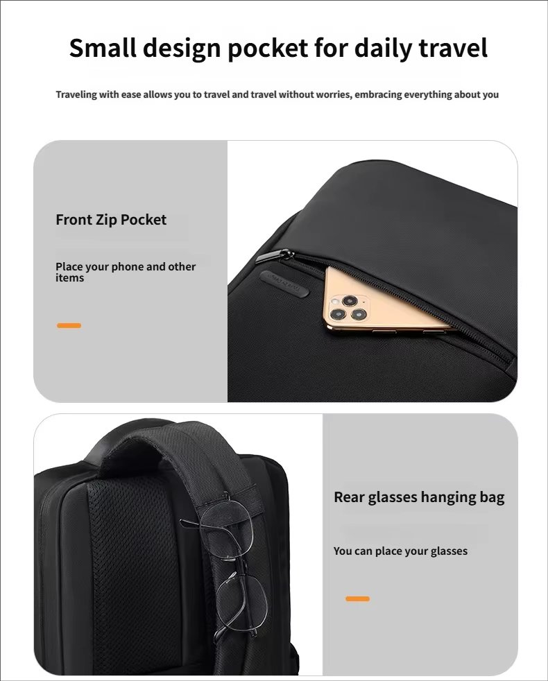 Large Capacity USB Business Travel School Oxford Laptop Backpack product detail