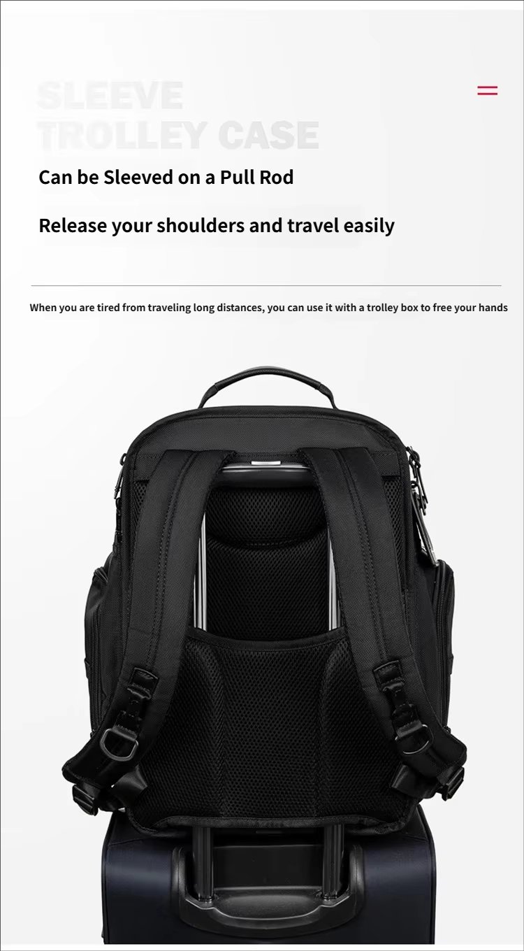 Anti-Theft Water-Resistant Large Capacity Business Travel Nylon Laptop Backpack product detail