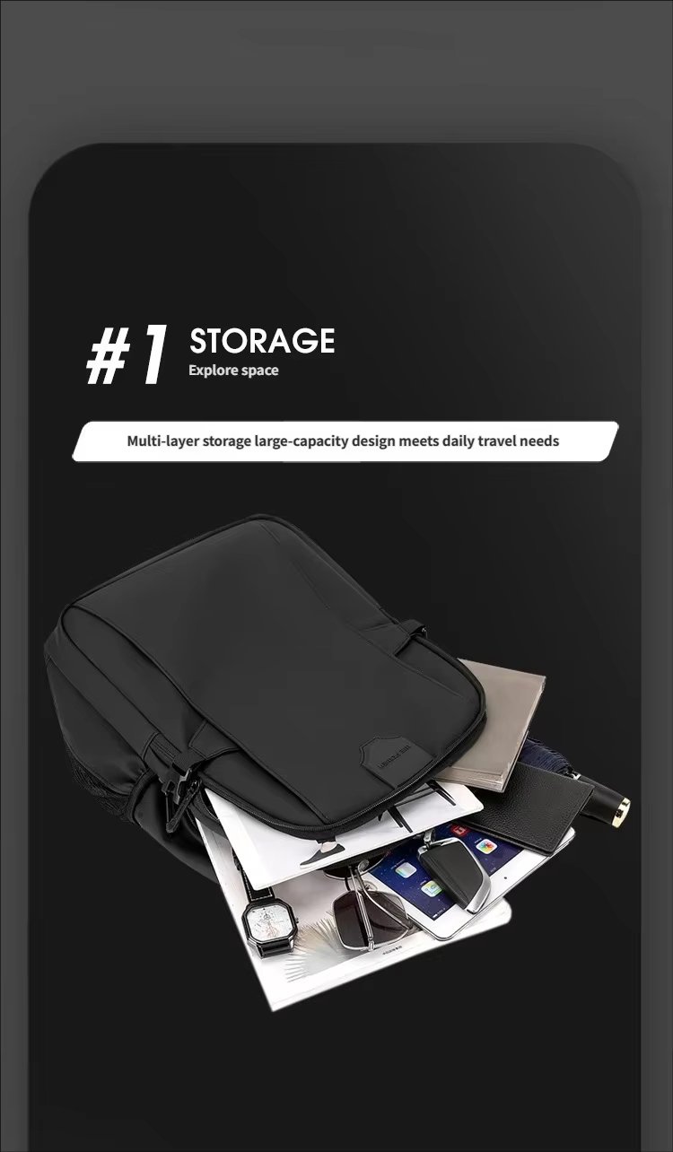 Anti-Theft Water-Resistant Large Capacity Outdoor Business Oxford Laptop Backpack product detail