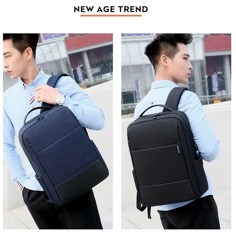Water-Resistant USB Business Travel School Oxford Laptop Backpack product detail