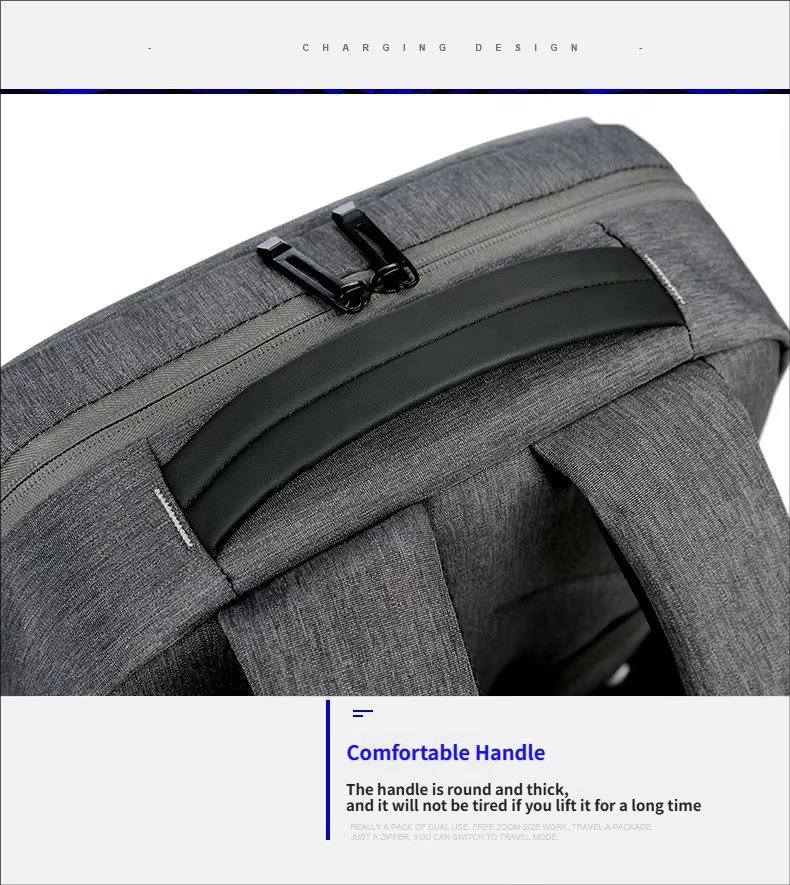Water-Resistant USB Business Travel School Oxford Laptop Backpack product detail