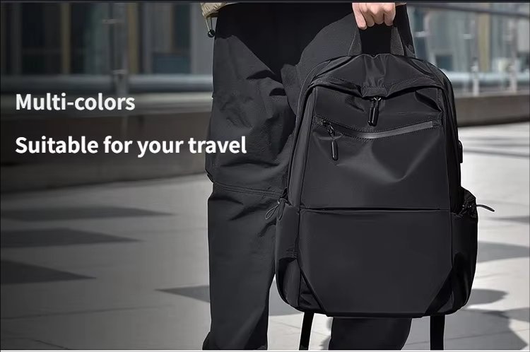Water-Resistant Lightweight USB Outdoor Travel Oxford Laptop Backpack product detail