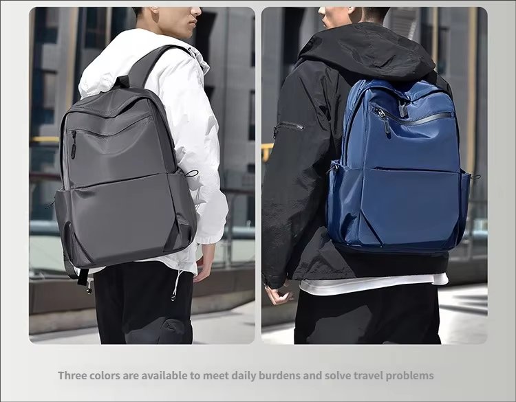 Water-Resistant Lightweight USB Outdoor Travel Oxford Laptop Backpack product detail