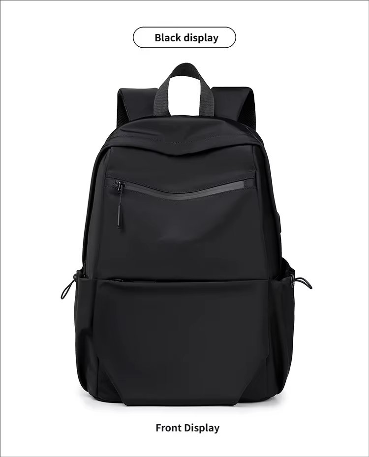 Water-Resistant Lightweight USB Outdoor Travel Oxford Laptop Backpack product detail