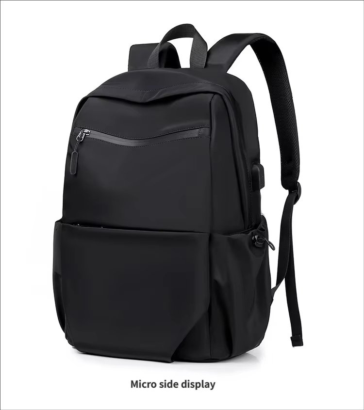 Water-Resistant Lightweight USB Outdoor Travel Oxford Laptop Backpack product detail