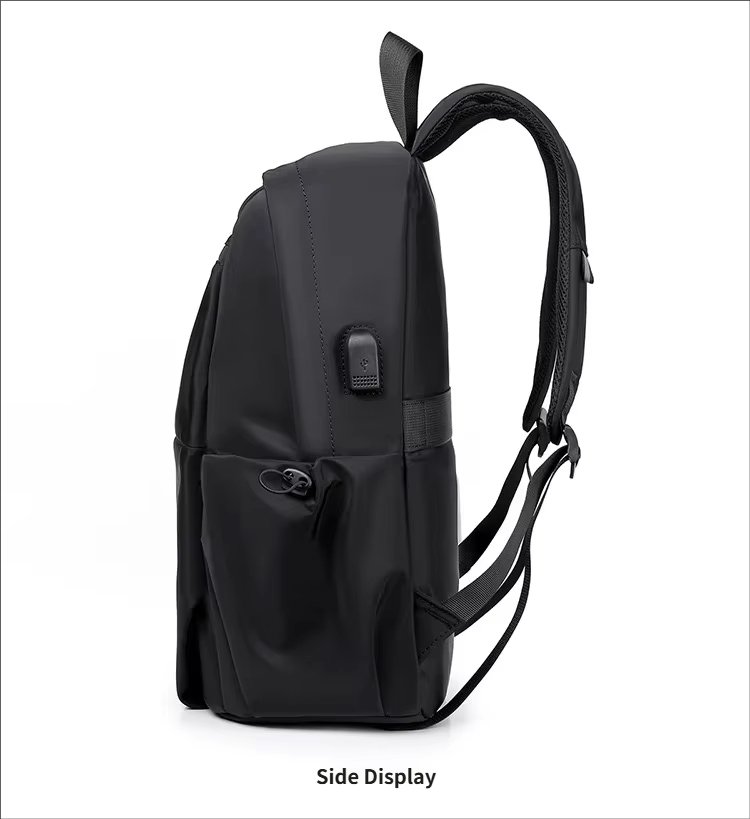 Water-Resistant Lightweight USB Outdoor Travel Oxford Laptop Backpack product detail