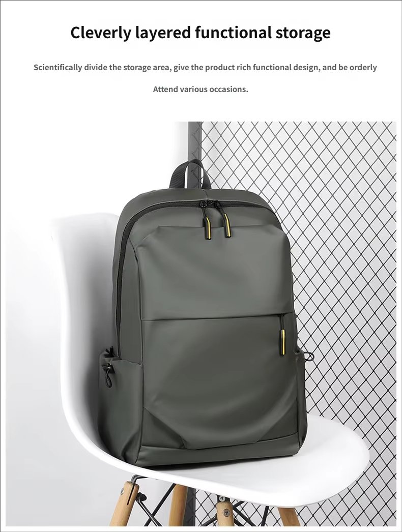 Water-Resistant Large Capacity Business Travel School Oxford Laptop Backpack product detail