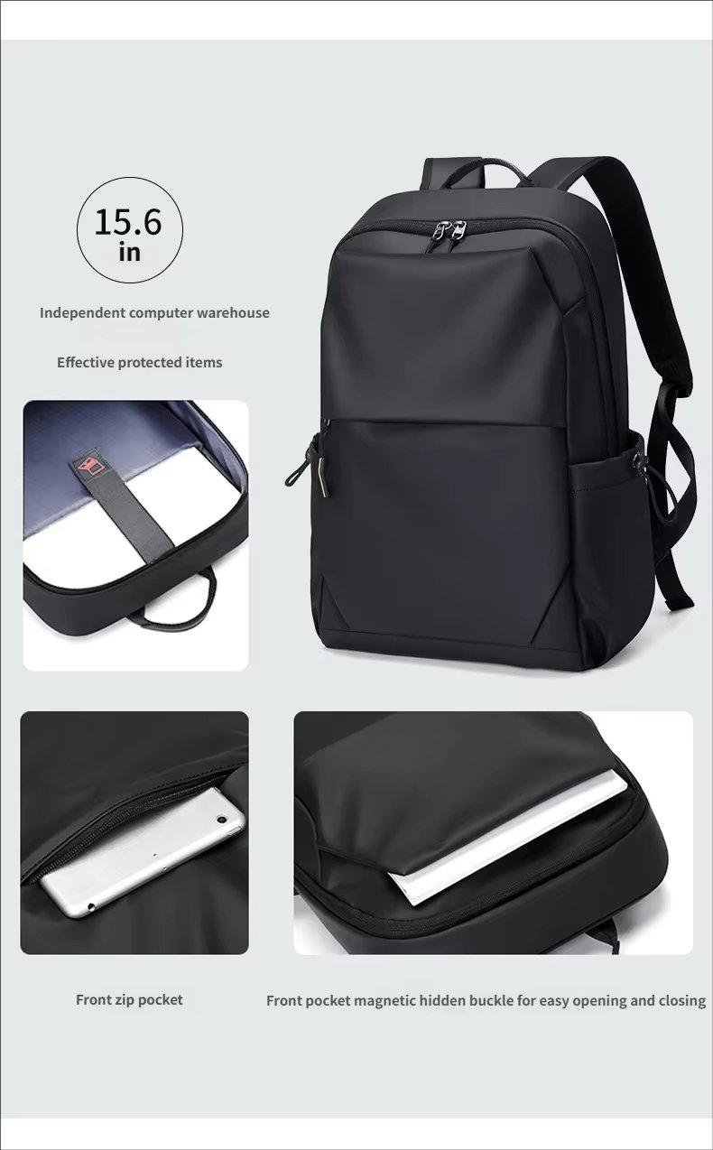 Water-Resistant Large Capacity Business Travel School Oxford Laptop Backpack product detail
