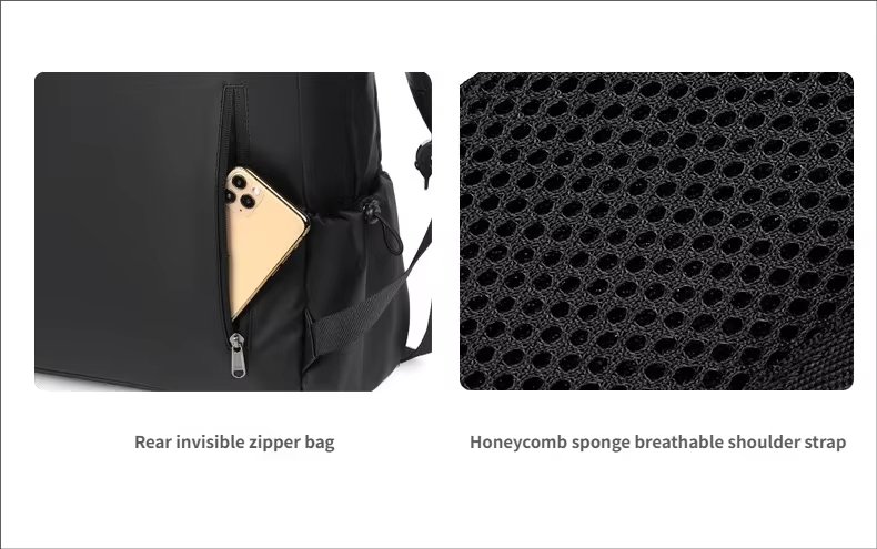 Water-Resistant Large Capacity Business Travel School Oxford Laptop Backpack product detail