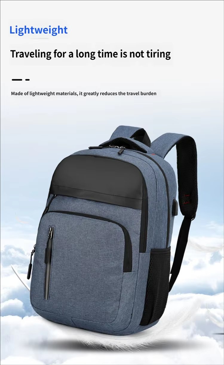 Water-Resistant Large Capacity USB Outdoor Travel Oxford Laptop Backpack product detail