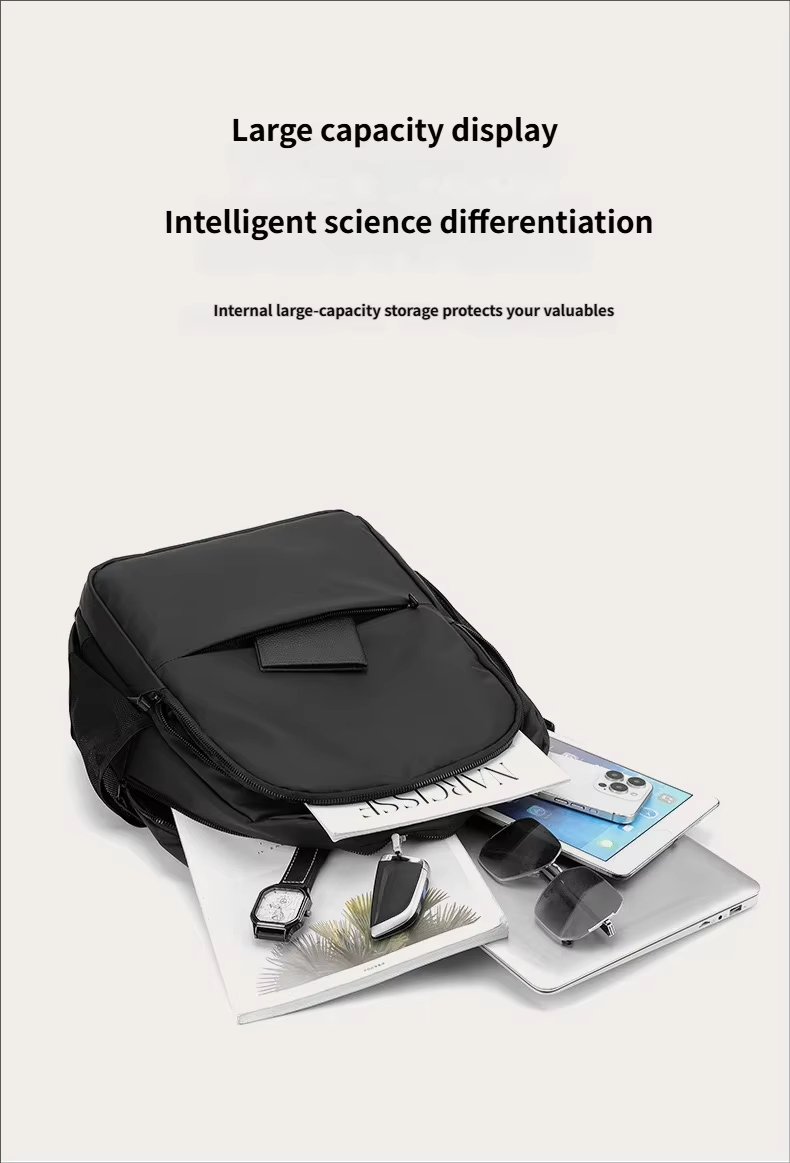 Water-Resistant Lightweight Outdoor Business Travel Nylon Laptop Backpack product detail