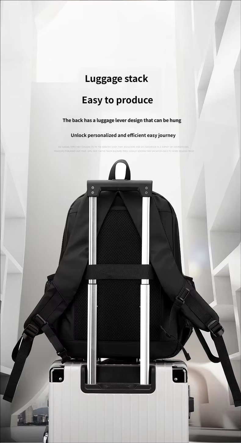 Water-Resistant Lightweight Outdoor Business Travel Nylon Laptop Backpack product detail