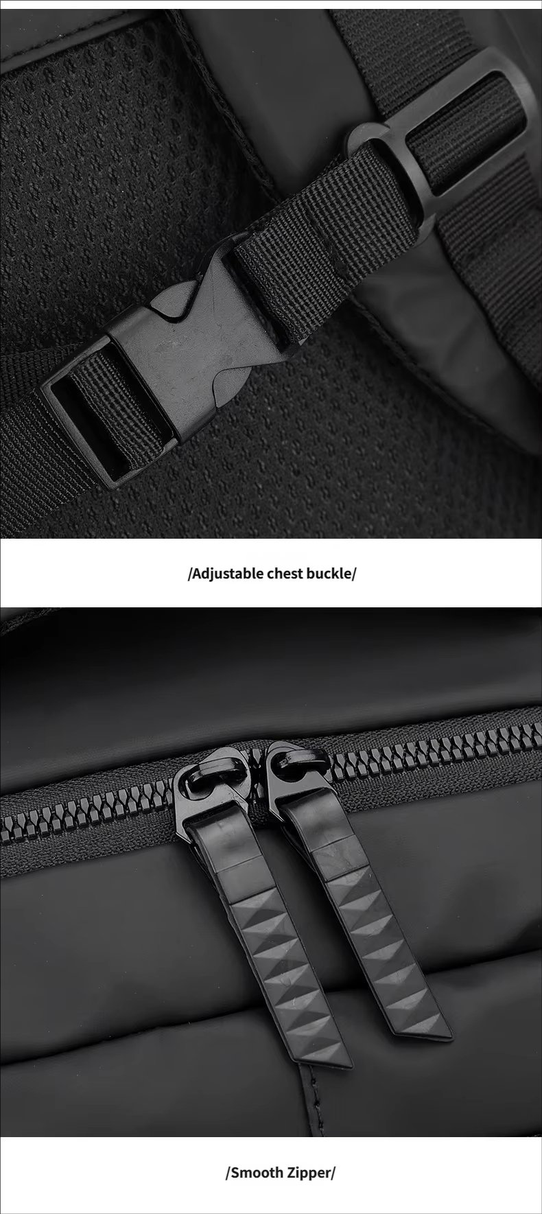 Water-Resistant Lightweight Outdoor Business Travel Nylon Laptop Backpack product detail