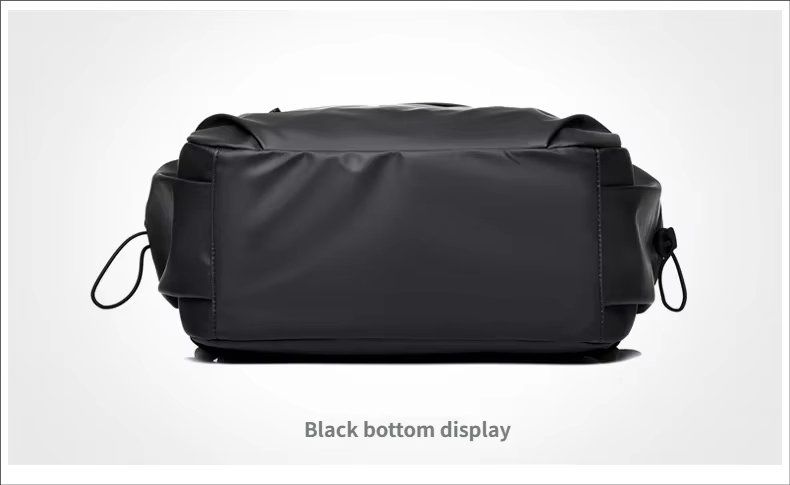 Water-Resistant Large Capacity Lightweight Outdoor Business PU Leather Laptop Backpack product detail