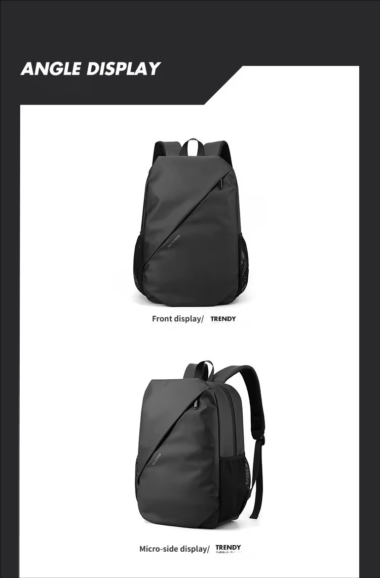 Water-Resistant Modern Business Travel School Nylon Laptop Backpack product detail