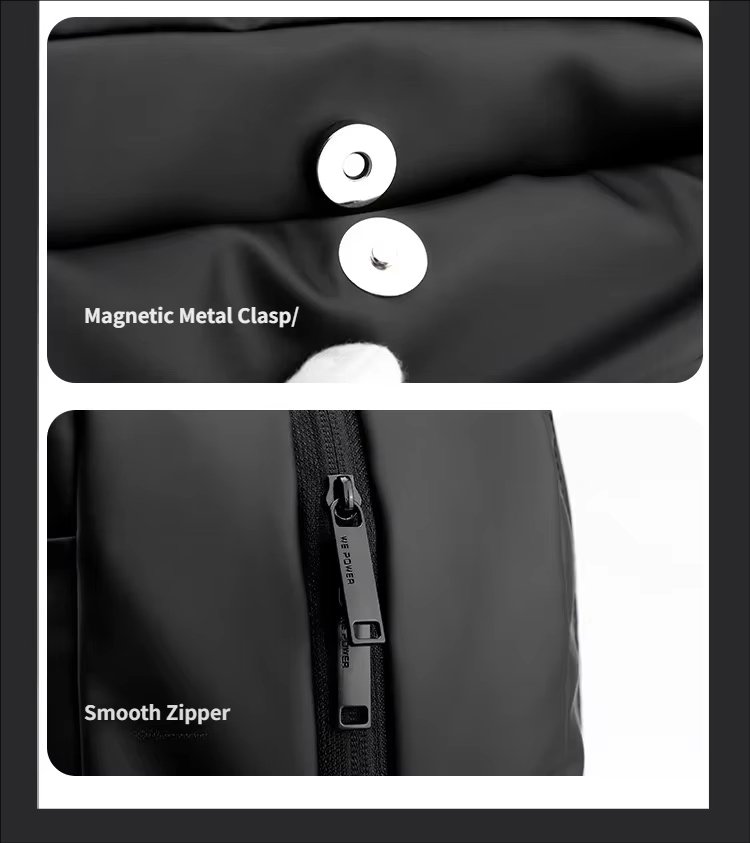 Water-Resistant Modern Business Travel School Nylon Laptop Backpack product detail