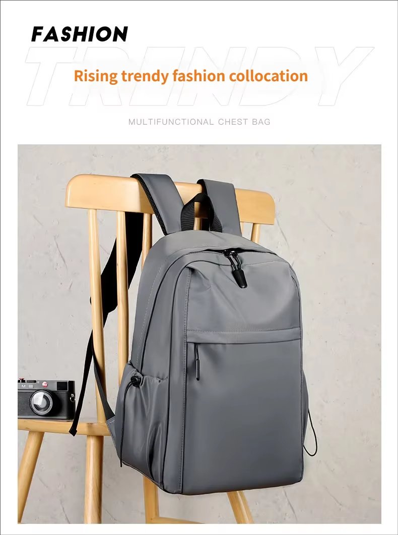Water-Resistant Large Capacity Outdoor Business Travel Oxford Laptop Backpack product detail