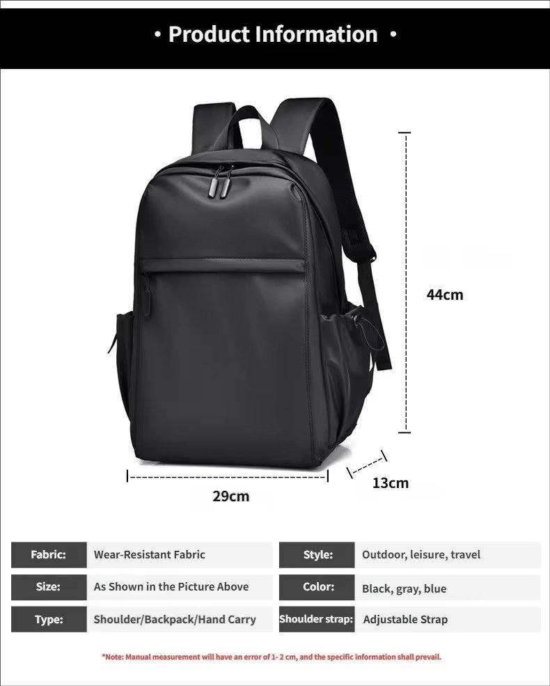 Water-Resistant Large Capacity Modern Outdoor Business Oxford Laptop Backpack product detail