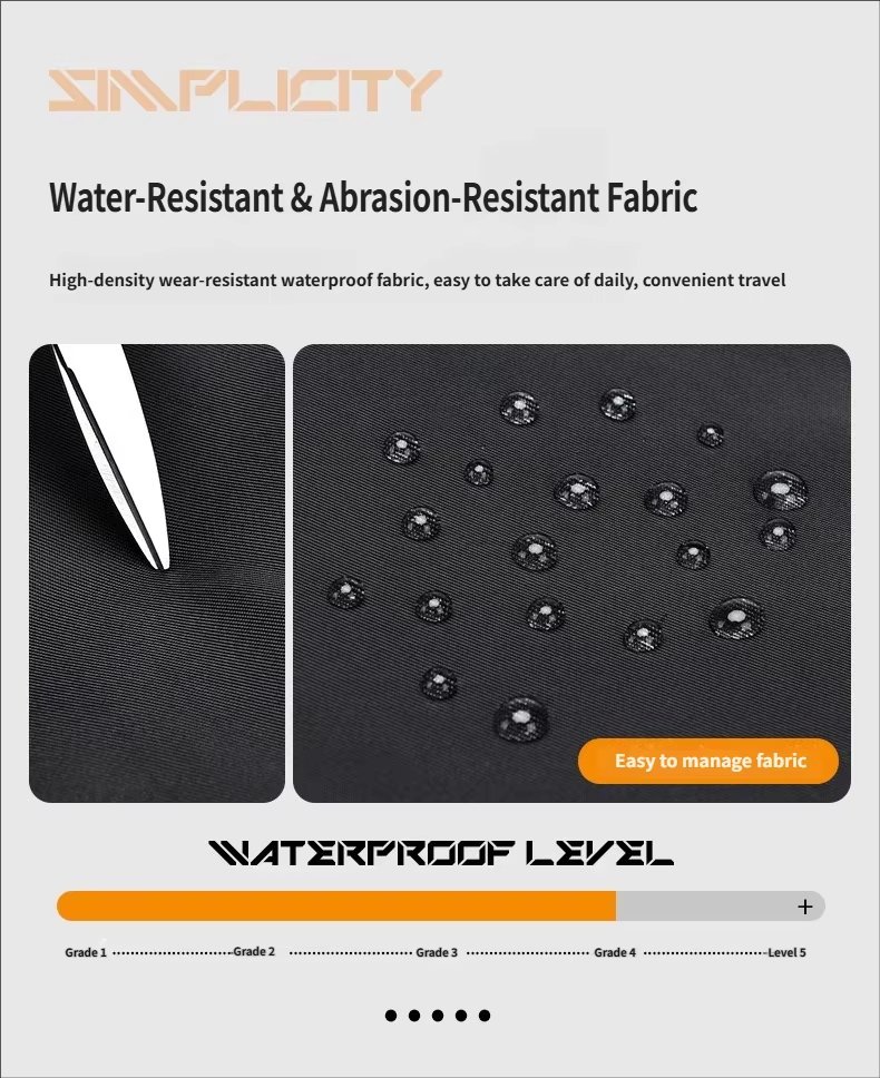 Water-Resistant Large Capacity Modern Outdoor Business Oxford Laptop Backpack product detail