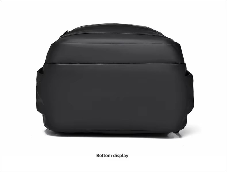 Water-Resistant Large Capacity USB Outdoor Business PU Leather Laptop Backpack product detail