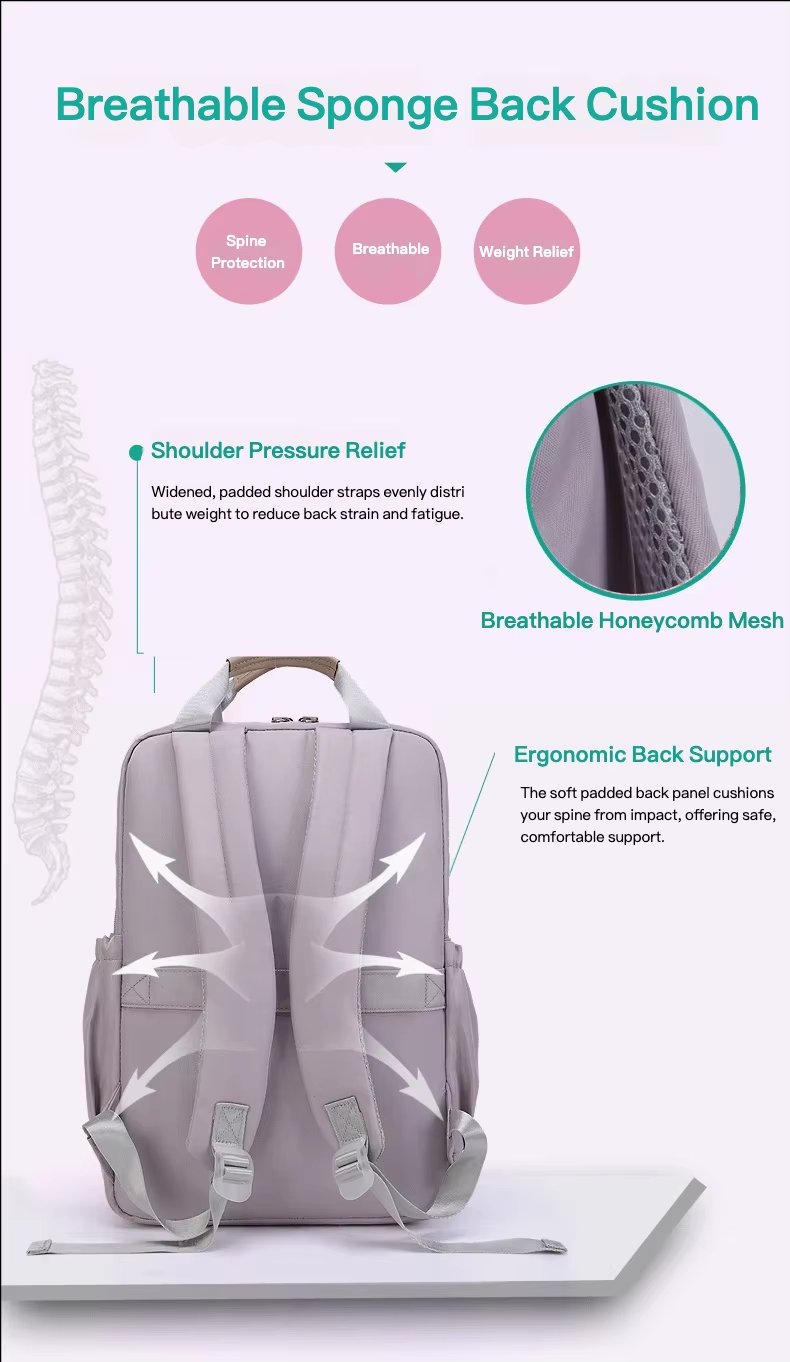 Water-Resistant Large Capacity Modern Outdoor Travel Oxford Laptop Backpack product detail