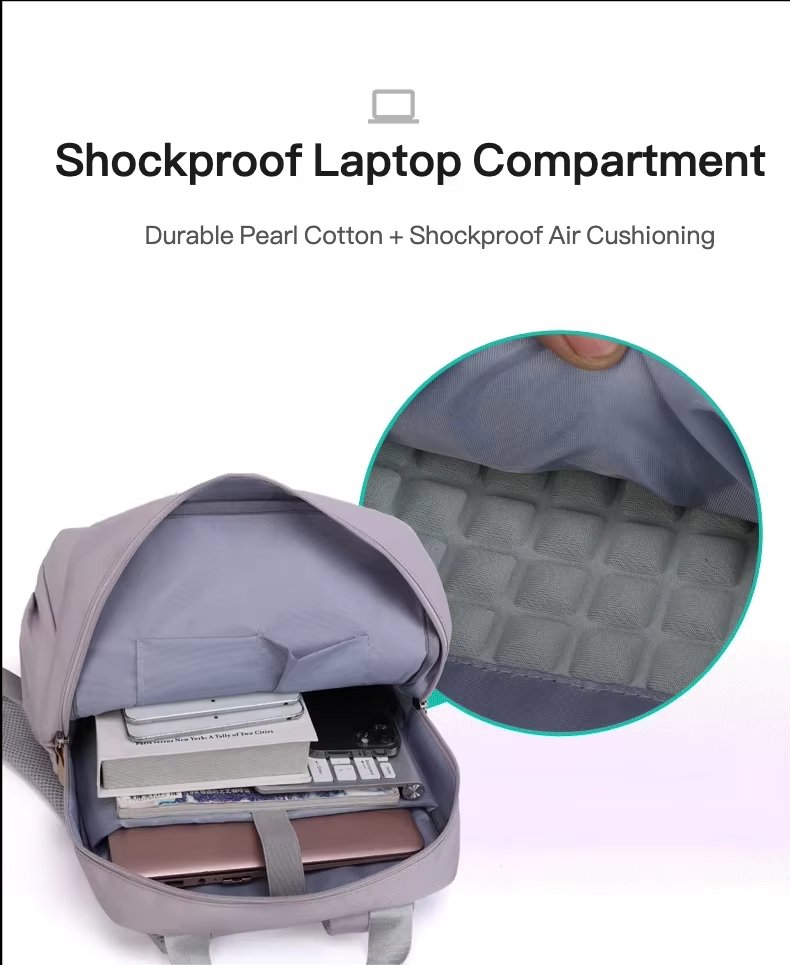 Water-Resistant Large Capacity Modern Outdoor Travel Oxford Laptop Backpack product detail