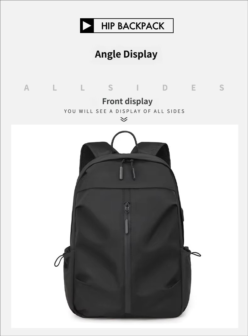 Water-Resistant Large Capacity Modern Outdoor Travel Oxford Laptop Backpack product detail