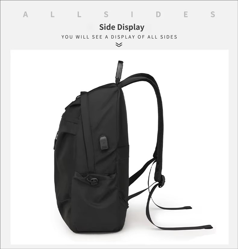 Water-Resistant Large Capacity Modern Outdoor Travel Oxford Laptop Backpack product detail