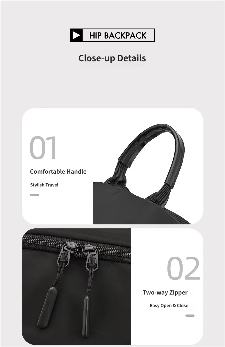 Water-Resistant Large Capacity Modern Outdoor Travel Oxford Laptop Backpack product detail